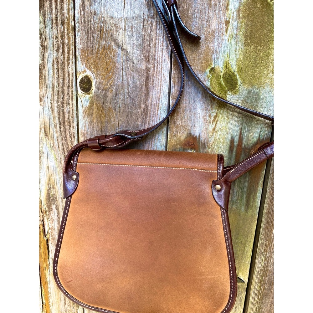 PETUSCO genuine leather crossbody purse - Picture 3 of 14